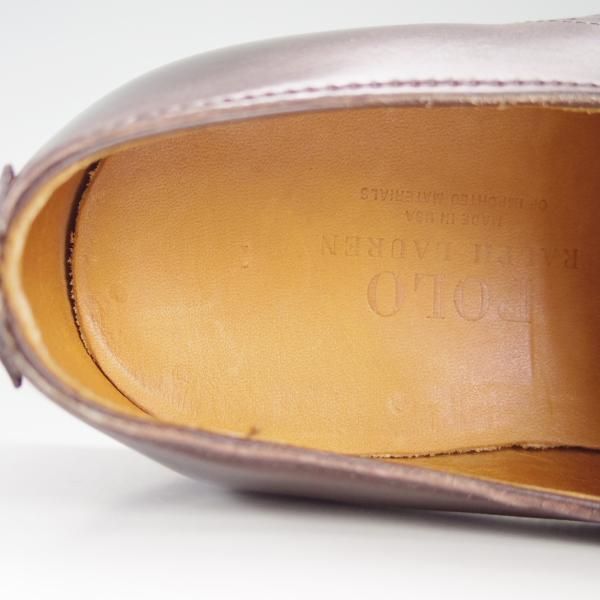新品★(米)アレンエドモンズ 8.5E【★(米)ラルフローレン別注/POLO Ralph Lauren】クォーターブローグ/カーフ/濃茶/ALLEN EDMONDS★f410