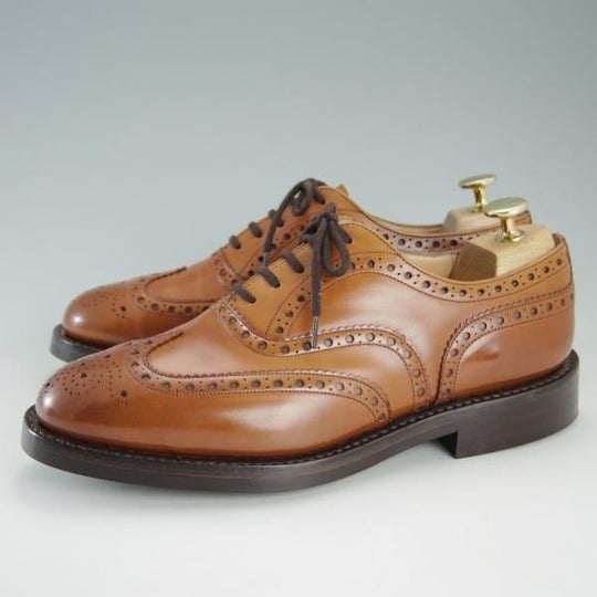 ほぼ試着程度★チャーチ 65F/UK6.5【定価￥96,800-★バーウッド/BURWOOD R/ダイナイトソール仕様】81ラスト/ネバダカーフ/Church's★f411