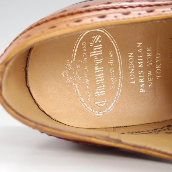 ほぼ試着程度★チャーチ 65F/UK6.5【定価￥96,800-★バーウッド/BURWOOD R/ダイナイトソール仕様】81ラスト/ネバダカーフ/Church's★f411