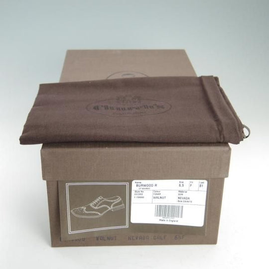 ほぼ試着程度★チャーチ 65F/UK6.5【定価￥96,800-★バーウッド/BURWOOD R/ダイナイトソール仕様】81ラスト/ネバダカーフ/Church's★f411