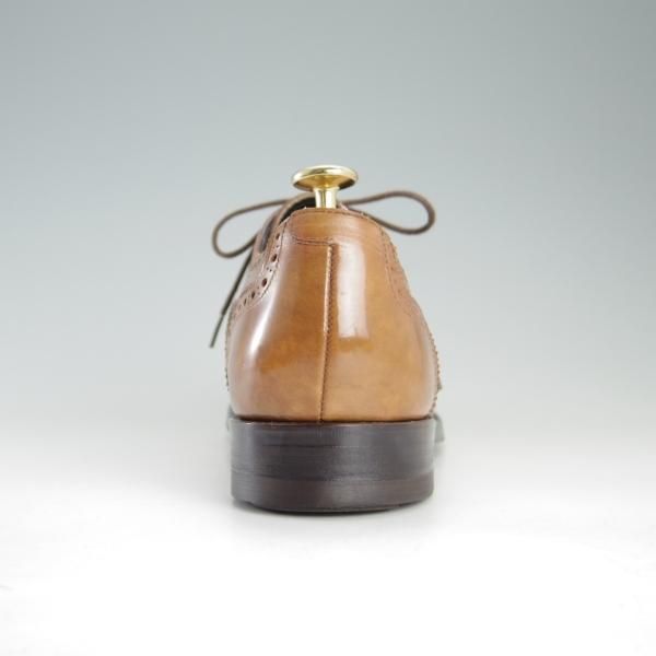 極美品★シェットランドフォックス SIZE 6.5【ダイナイトソール仕様★コベントリーシリーズ/005F SF】カーフ/薄茶/Shetlandfox★f412