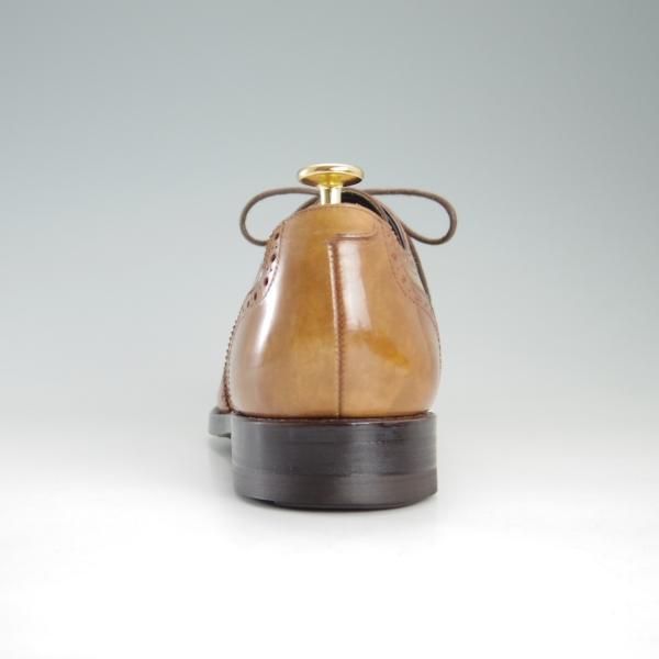 極美品★シェットランドフォックス SIZE 6.5【ダイナイトソール仕様★コベントリーシリーズ/005F SF】カーフ/薄茶/Shetlandfox★f412