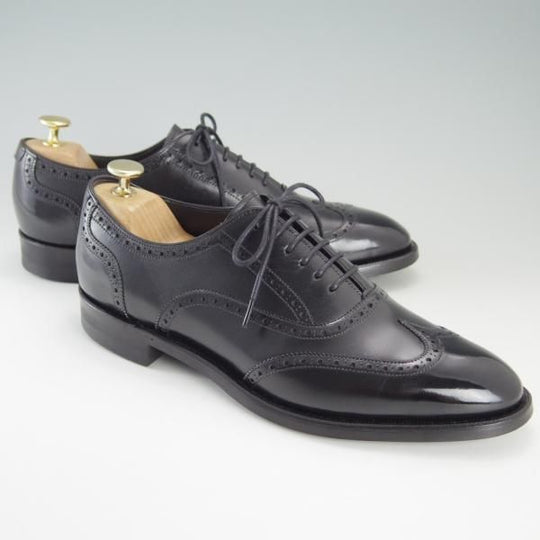 美品★シェットランドフォックス SIZE 6.5【ダイナイトソール仕様★コベントリーシリーズ/005F SF】カーフ/黒/Shetlandfox★f413