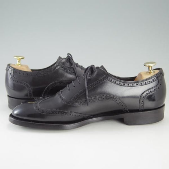 美品★シェットランドフォックス SIZE 6.5【ダイナイトソール仕様★コベントリーシリーズ/005F SF】カーフ/黒/Shetlandfox★f413