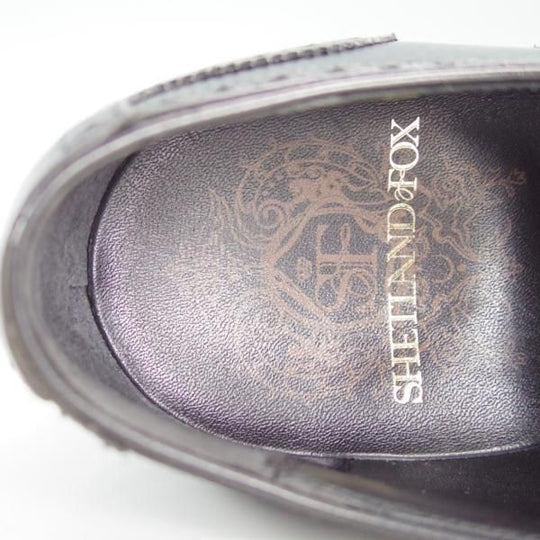 美品★シェットランドフォックス SIZE 6.5【ダイナイトソール仕様★コベントリーシリーズ/005F SF】カーフ/黒/Shetlandfox★f413