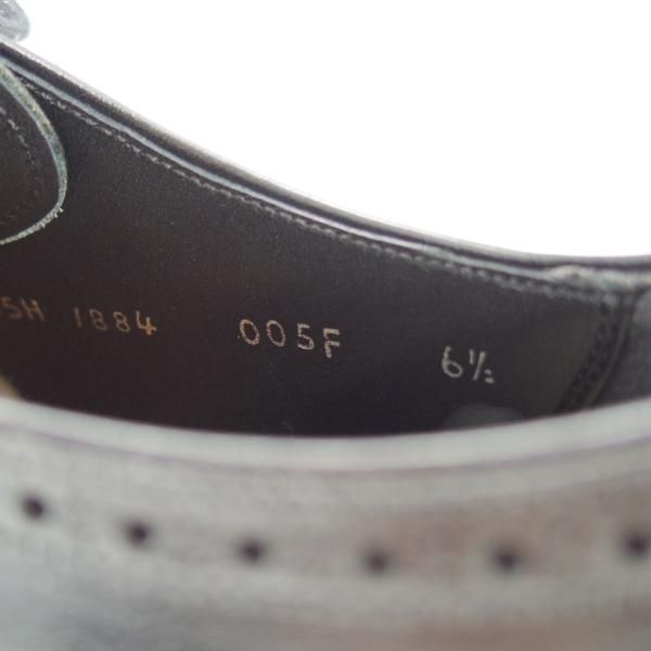 美品★シェットランドフォックス SIZE 6.5【ダイナイトソール仕様★コベントリーシリーズ/005F SF】カーフ/黒/Shetlandfox★f413