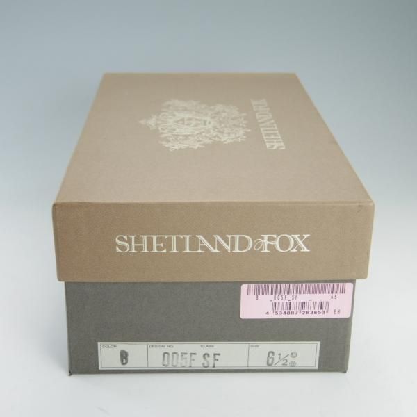 美品★シェットランドフォックス SIZE 6.5【ダイナイトソール仕様★コベントリーシリーズ/005F SF】カーフ/黒/Shetlandfox★f413