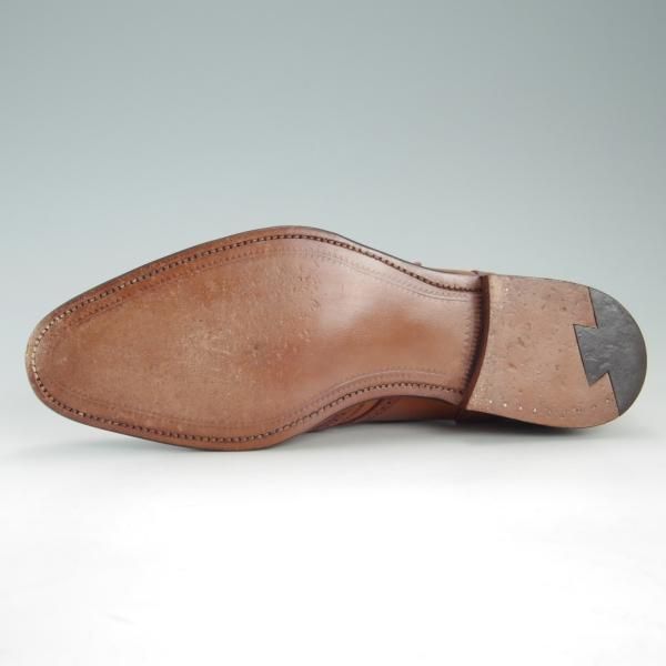 極美品★(英)アルフレッド・サージェント 6.5F【(英)Herring Shoes別注★PHILIP 2/モンクストラップ】109ラスト/茶/Alfred Sargent★f414