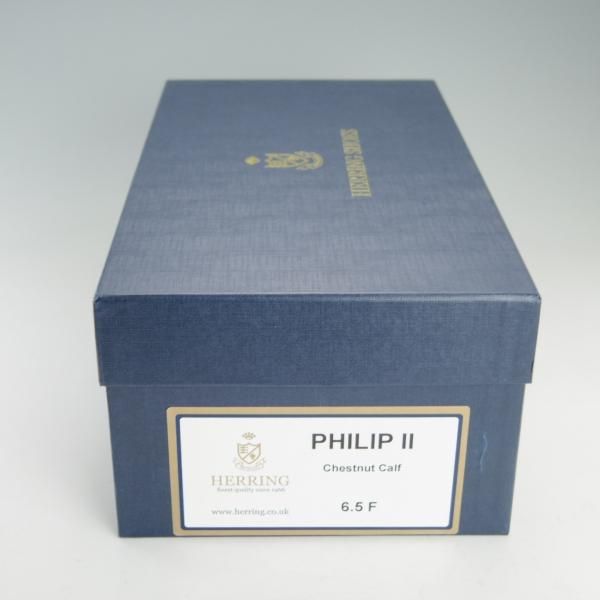 極美品★(英)アルフレッド・サージェント 6.5F【(英)Herring Shoes別注★PHILIP 2/モンクストラップ】109ラスト/茶/Alfred Sargent★f414