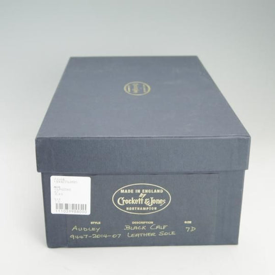 極上★クロケット&ジョーンズ 7D【定価￥101,200-★オードリー/AUDLEY】ハンドグレードライン/337ラスト/カーフ/黒/Crockett&Jones★f415