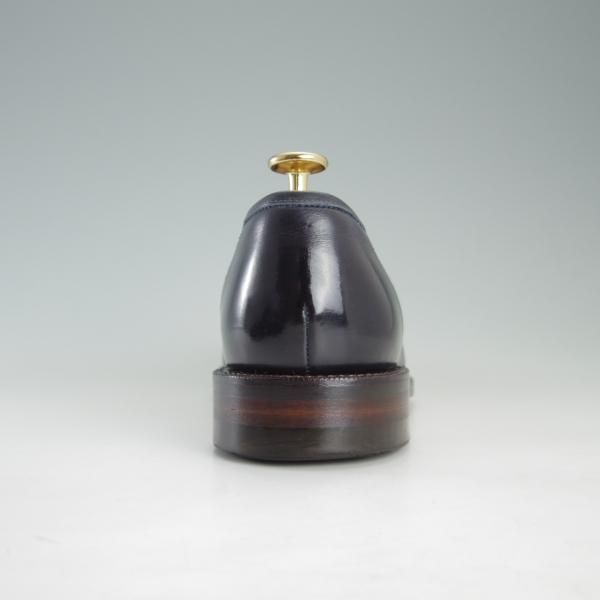 極美品★(浅草)RENDO/レンド SIZE 6【オーダー価格￥75,600-★(イルチア社)ラディカカーフ仕様/2701D】コインローファー/紺★f416