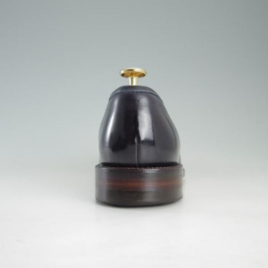 極美品★(浅草)RENDO/レンド SIZE 6【オーダー価格￥75,600-★(イルチア社)ラディカカーフ仕様/2701D】コインローファー/紺★f416