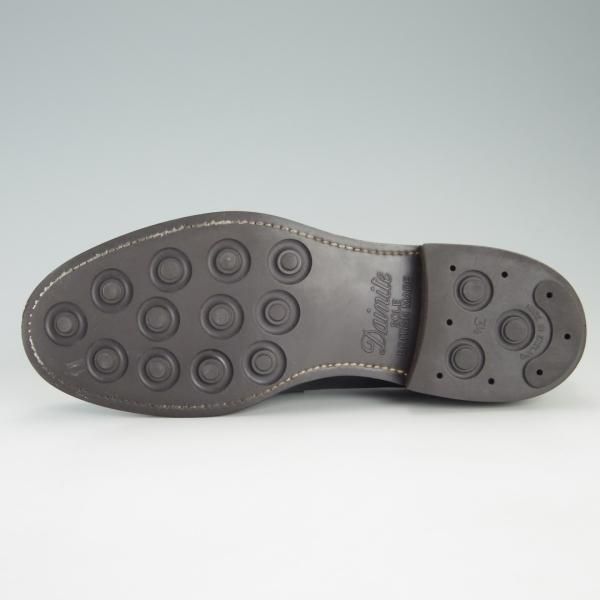 極美品★(浅草)RENDO/レンド SIZE 6【オーダー価格￥75,600-★(イルチア社)ラディカカーフ仕様/2701D】コインローファー/紺★f416