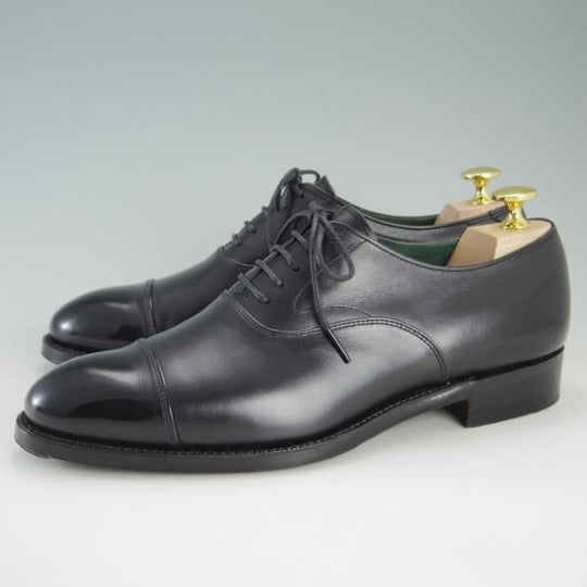 極美品★(金沢)KOKON/ココン SIZE 6.5【現行オーダー価格￥75,900-★ストレートチップ/406L/KO-N1】カーフ/黒★f417