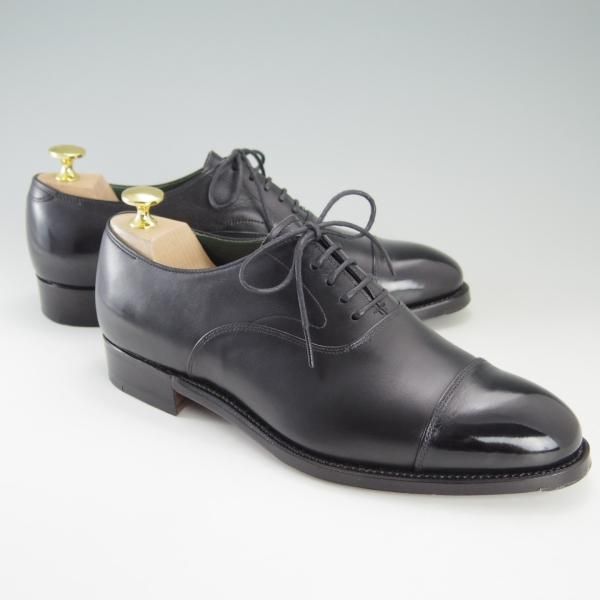 極美品★(金沢)KOKON/ココン SIZE 6.5【現行オーダー価格￥75,900-★ストレートチップ/406L/KO-N1】カーフ/黒★f417