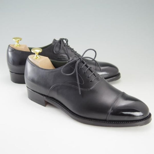 極美品★(金沢)KOKON/ココン SIZE 6.5【現行オーダー価格￥75,900-★ストレートチップ/406L/KO-N1】カーフ/黒★f417