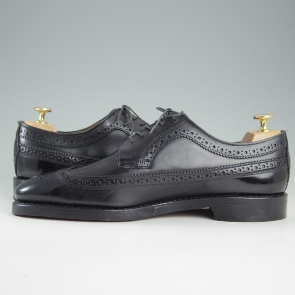 未使用★(米)アレンエドモンズ 9E【★(米)ラルフローレン別注/POLO Ralph Lauren】ロングウイング/カーフ/黒/ALLEN EDMONDS★f418