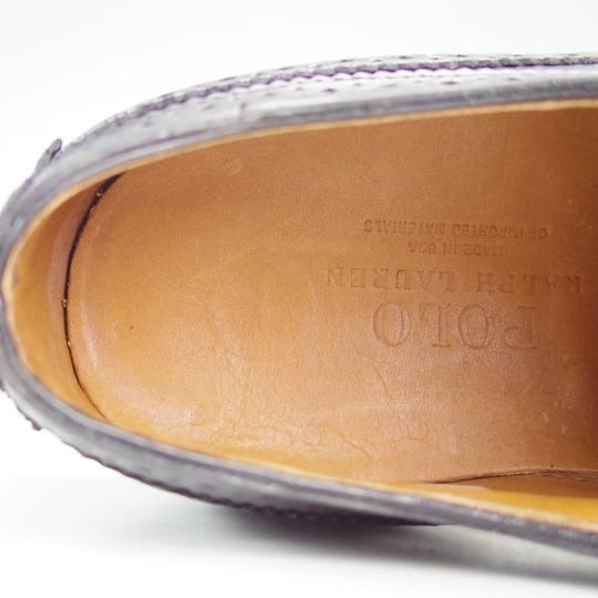 未使用★(米)アレンエドモンズ 9E【★(米)ラルフローレン別注/POLO Ralph Lauren】ロングウイング/カーフ/黒/ALLEN EDMONDS★f418