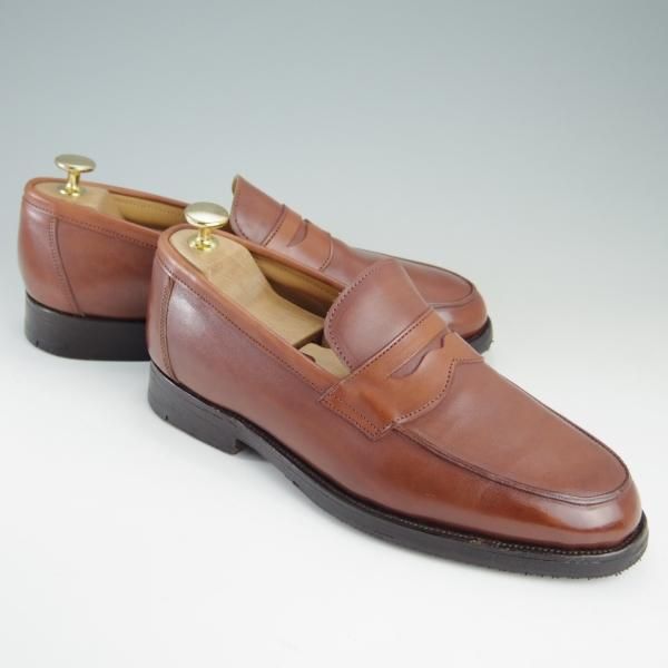 極上★トリッカーズ SIZE 7【貴重★SHIPS別注/コインローファー】6579/カーフ/茶/メンズ/シップス/Tricker's★f420