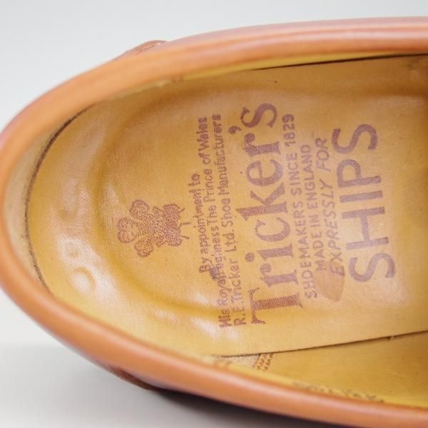 極上★トリッカーズ SIZE 7【貴重★SHIPS別注/コインローファー】6579/カーフ/茶/メンズ/シップス/Tricker's★f420