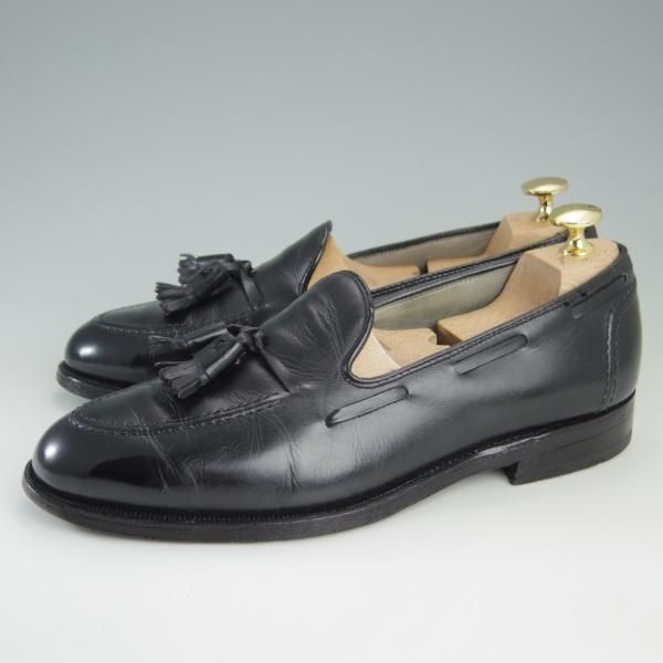 極上★オールデン 7D【貴重★ブルックスブラザーズ別注/タッセルローファー】770/アバディーンラスト/黒/BROOKS BROTHERS/Alden★f421