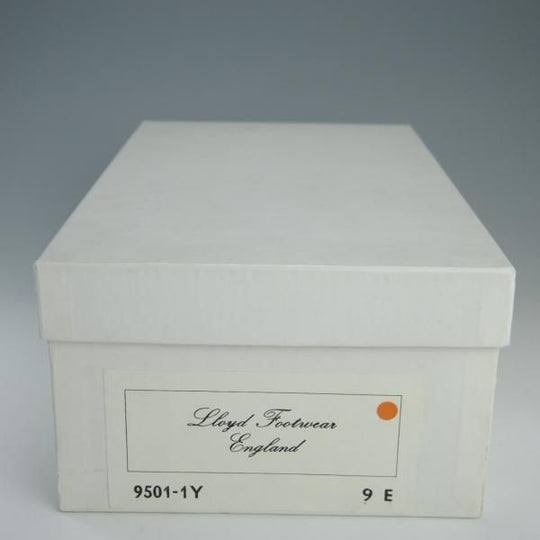 極美品★クロケット&ジョーンズ 9E【★ロイドフットウェア別注/Lloyd Footwear】サイドエラスティック/カーフ/茶/Crockett&Jones★f422