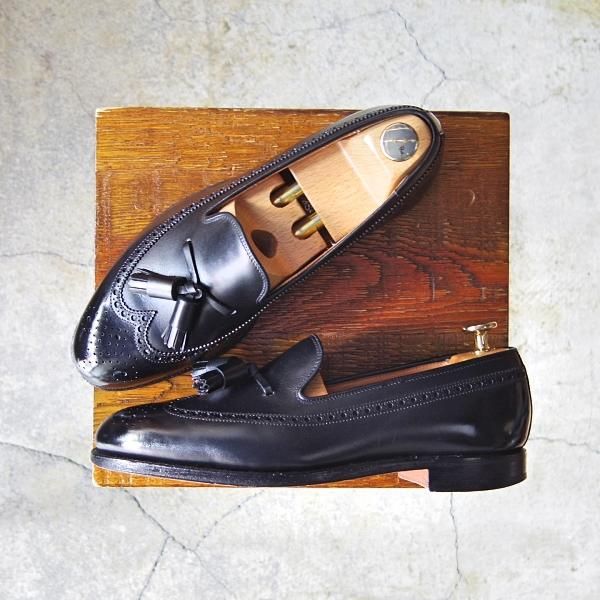 極上★クロケット&ジョーンズ 5.5E【定価￥90,200-★キャベンディッシュ同型/375ラスト】タッセルローファー/BEAMS/Crockett&Jones★f423