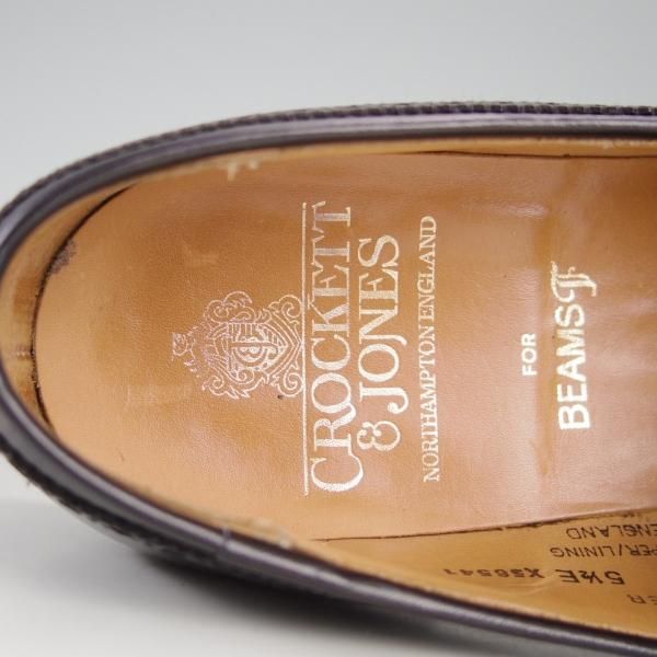 極上★クロケット&ジョーンズ 5.5E【定価￥90,200-★キャベンディッシュ同型/375ラスト】タッセルローファー/BEAMS/Crockett&Jones★f423