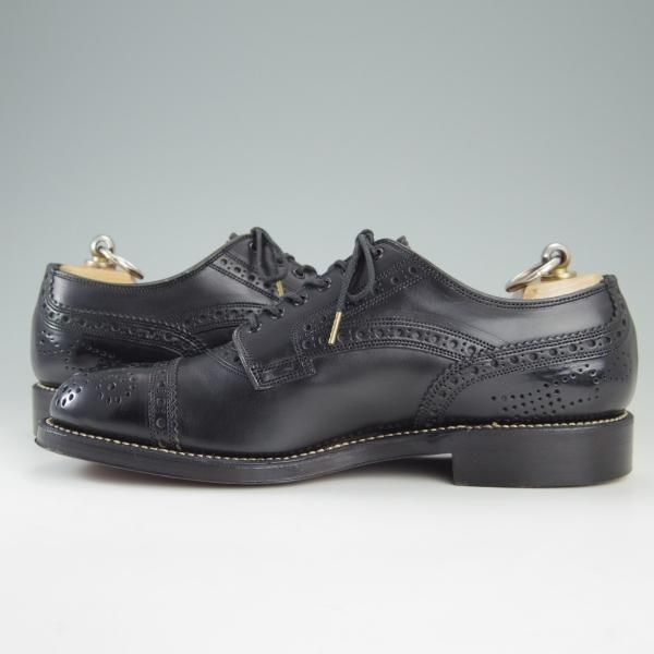 極美品★フットザコーチャー SIZE 6.5【現行定価￥66,000-★セミブローグ/MENDELL】オイルドレザー/ホーウィン社/foot the coacher★f425