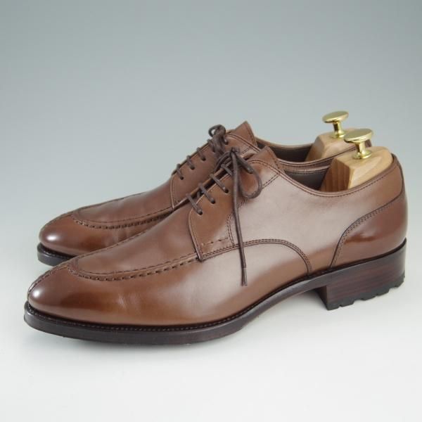 ★(スペイン製)CARMINA/カルミナ SIZE 8【定価￥72,600-★Uチップ/80414】FORESTラスト/カーフ/茶/メンズ★f427