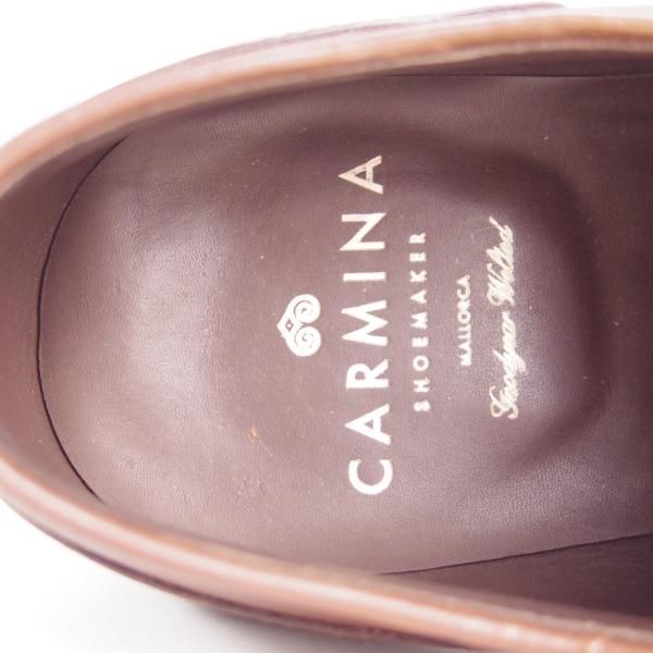 ★(スペイン製)CARMINA/カルミナ SIZE 8【定価￥72,600-★Uチップ/80414】FORESTラスト/カーフ/茶/メンズ★f427