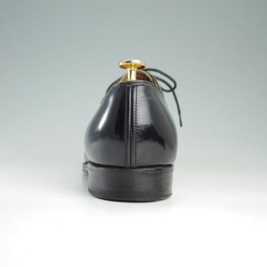 極上★チャーチ 75F/UK7.5【旧チャーチ★ブックバインダーカーフ/3都市ロゴ】84ラスト/Barcroft/パンチドキャップトゥ/黒/Church's★f428