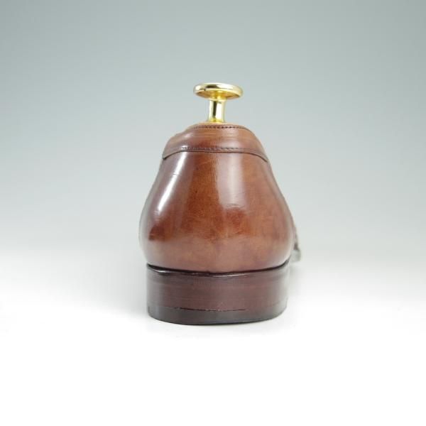 極上★チャーチ SIZE 8.5【貴重★PRIMA CLASSE/プリマクラッセライン】ローファー/スリッポン/メッシュ/茶/メンズ/Church's★f429