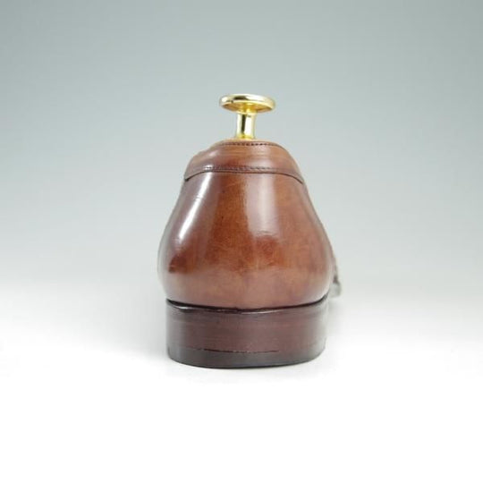 極上★チャーチ SIZE 8.5【貴重★PRIMA CLASSE/プリマクラッセライン】ローファー/スリッポン/メッシュ/茶/メンズ/Church's★f429