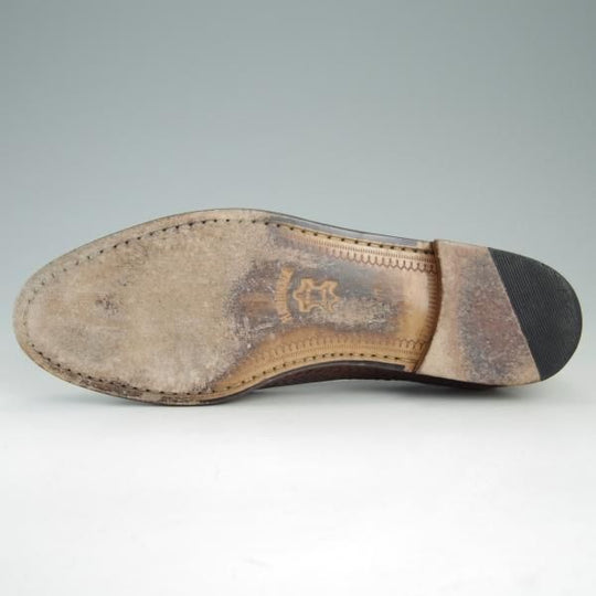 極上★チャーチ SIZE 8.5【貴重★PRIMA CLASSE/プリマクラッセライン】ローファー/スリッポン/メッシュ/茶/メンズ/Church's★f429