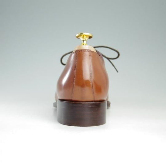 ほぼ試着程度★Perfetto/ペルフェット SIZE 6.5【伊勢丹取扱い★グッドイヤーウェルテッド製法/プレーントゥ】PF2045HK/Vフロント★f430