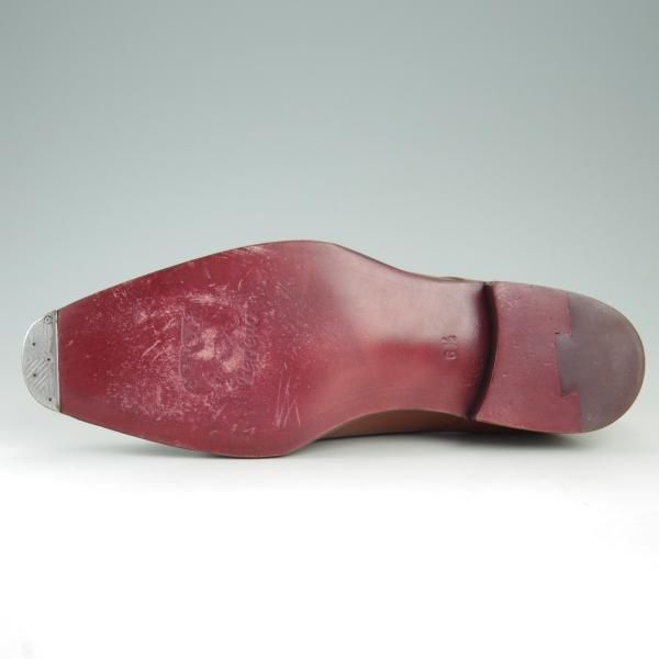 ほぼ試着程度★Perfetto/ペルフェット SIZE 6.5【伊勢丹取扱い★グッドイヤーウェルテッド製法/プレーントゥ】PF2045HK/Vフロント★f430