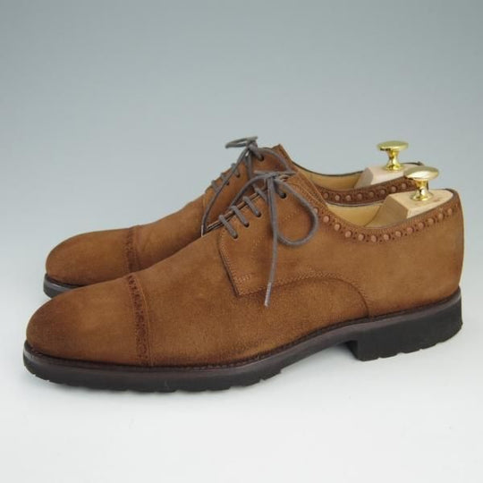 美品★(スペイン製)マグナーニ SIZE 39【★クォーターブローグ/14254】スエード/茶/メンズ/MAGNANNI★f431