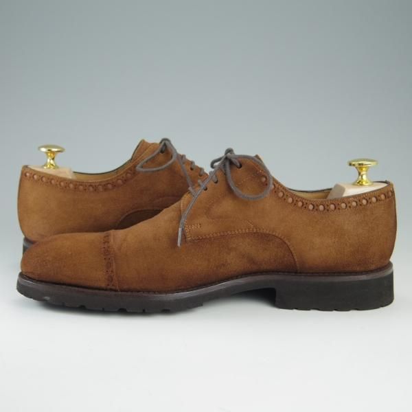美品★(スペイン製)マグナーニ SIZE 39【★クォーターブローグ/14254】スエード/茶/メンズ/MAGNANNI★f431