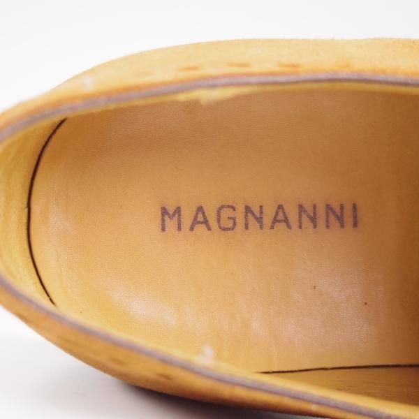 美品★(スペイン製)マグナーニ SIZE 39【★クォーターブローグ/14254】スエード/茶/メンズ/MAGNANNI★f431