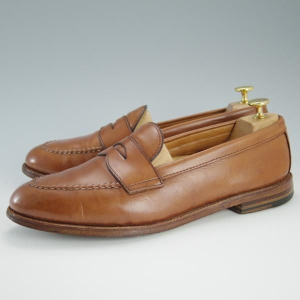極上★オールデン 9.5D【貴重★ユナイテッドアローズ別注/コインローファー】6634B/カーフ/茶/UNITED ARROWS/ALDEN★f435