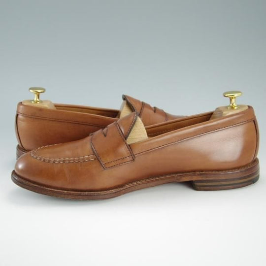 極上★オールデン 9.5D【貴重★ユナイテッドアローズ別注/コインローファー】6634B/カーフ/茶/UNITED ARROWS/ALDEN★f435