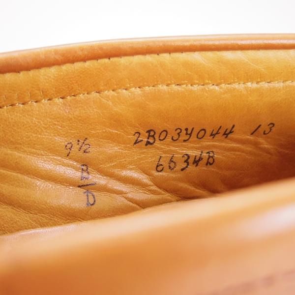 極上★オールデン 9.5D【貴重★ユナイテッドアローズ別注/コインローファー】6634B/カーフ/茶/UNITED ARROWS/ALDEN★f435