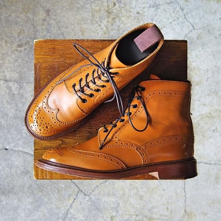極上★トリッカーズ(レディース) SIZE 5.5【★カントリーブーツ/5180】カーフ/茶/Tricker's★f436