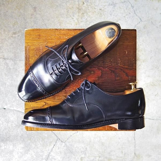 極上★(英)チーニー 7E【★ロイドフットウェア別注/(ハイライン)Mシリーズ】パンチドキャップトゥ/カーフ/黒/Lloyd Footwear/CHEANEY★f437