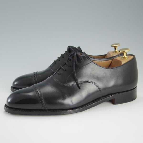 極上★(英)チーニー 7E【★ロイドフットウェア別注/(ハイライン)Mシリーズ】パンチドキャップトゥ/カーフ/黒/Lloyd Footwear/CHEANEY★f437