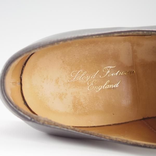 極上★(英)チーニー 7E【★ロイドフットウェア別注/(ハイライン)Mシリーズ】パンチドキャップトゥ/カーフ/黒/Lloyd Footwear/CHEANEY★f437