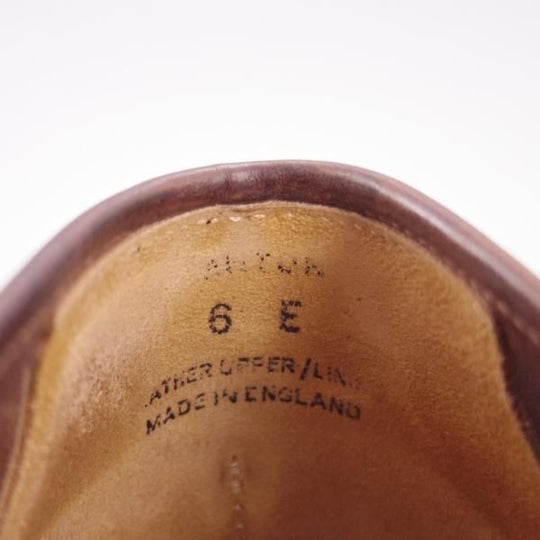 極上★クロケット&ジョーンズ 6E【★ユナイテッドアローズ別注/ANTON】366ラスト/コインローファー/茶/United Arrows/Crockett&Jones★f441