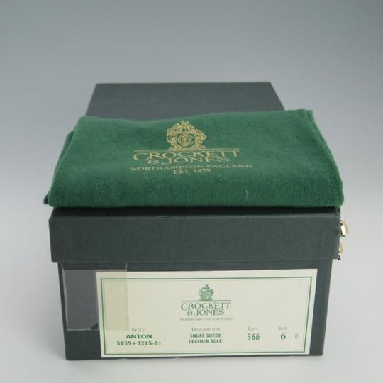 極上★クロケット&ジョーンズ 6E【★ユナイテッドアローズ別注/ANTON】366ラスト/コインローファー/茶/United Arrows/Crockett&Jones★f441