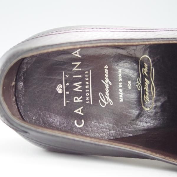 極上★(スペイン製)CARMINA/カルミナ SIZE 6【★トレーディングポスト別注/Trading Post】80260/ダブルモンク/グレインレザー/黒★f443